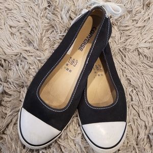 Converse black casual slip ons